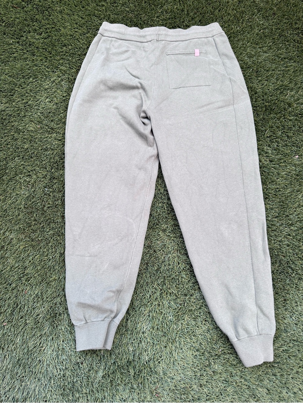 lunya Organic Cotton Silk Blend Knit Lounge jogger pant in Sage Green large - Picture 6 of 8